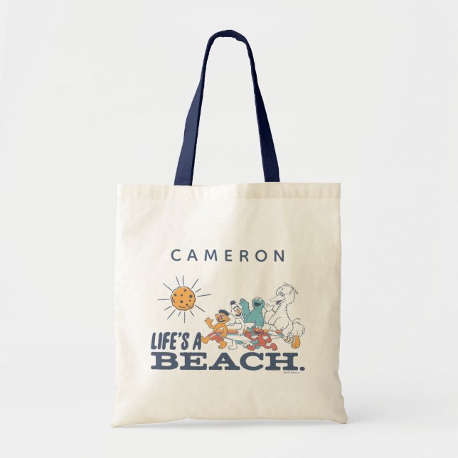 Tote Bag La vie est une plage (Devant)
