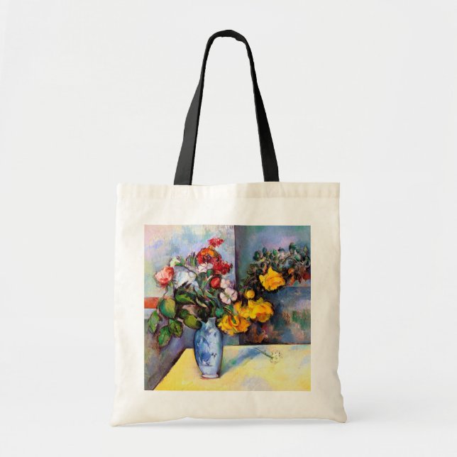 Tote Bag La vie morte avec des fleurs dans un Vase, Paul Ce (Devant)