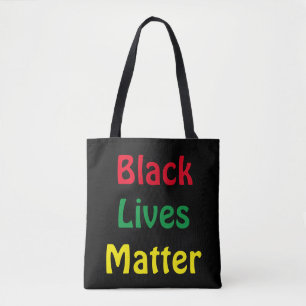 Tote Bag La vie noire compte contre le racisme