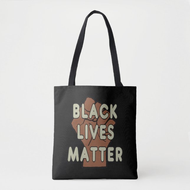 Tote Bag La vie noire importe (Devant)