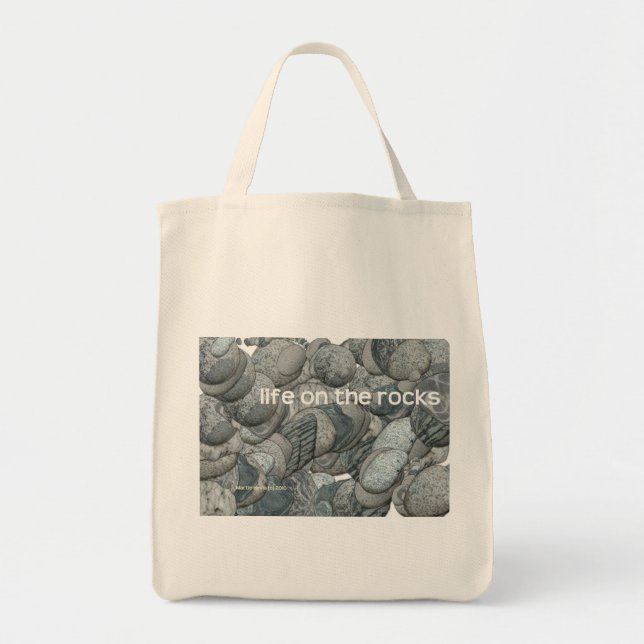 Tote Bag La vie sur les rochers (Devant)