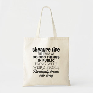 Tote Bag La Vie Théâtrale - Ce Qui Signifie Nous - Font Des