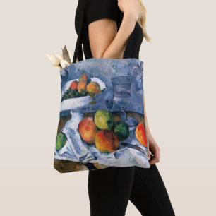 Tote Bag La vie toujours avec le plat de fruit