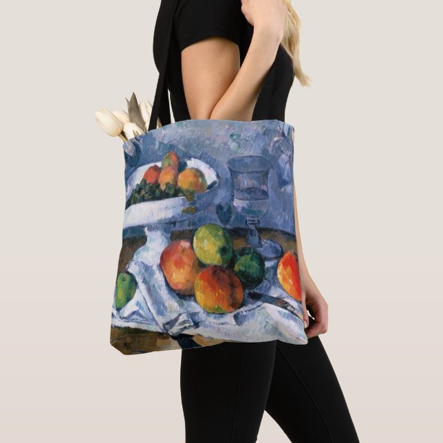 Tote Bag La vie toujours avec le plat de fruit (De près)
