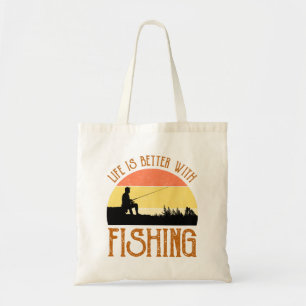 Tote Bag La Vie Vaut Mieux Avec La Pêche