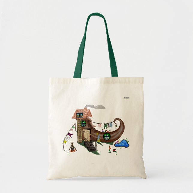 Tote Bag La Vieille Femme Dans La Chaussure (Devant)