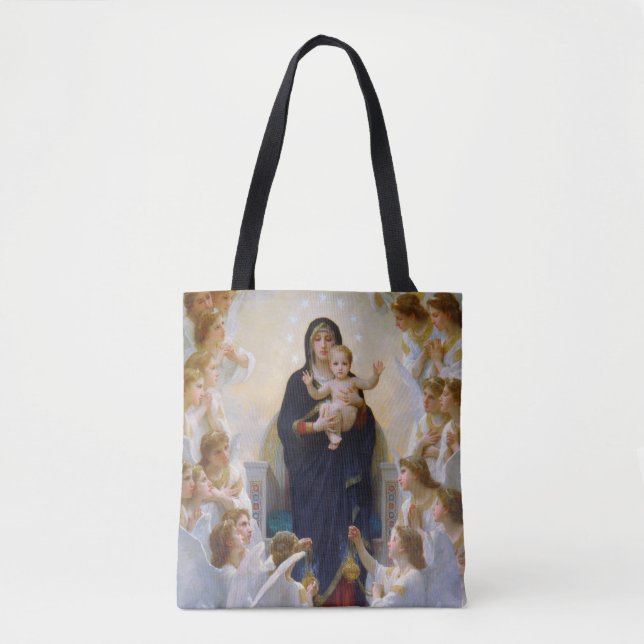 Tote Bag La Vierge aux Anges, Bouguereau (Devant)
