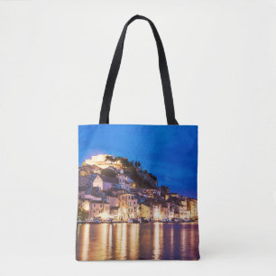 Tote Bag La ville croate de Sibenik la nuit