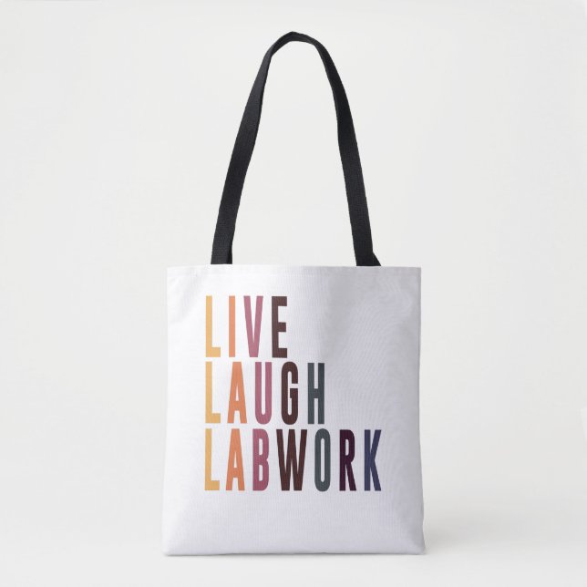 Tote Bag Lab Tech Laborician Technician Student Don (Devant)