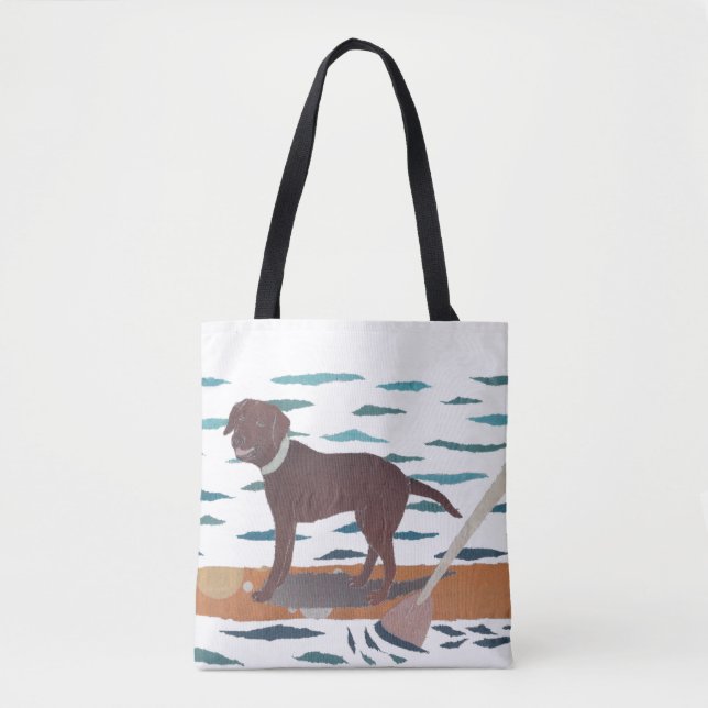 Tote Bag Laboratoire de chocolat, labrador retriever, chien (Devant)