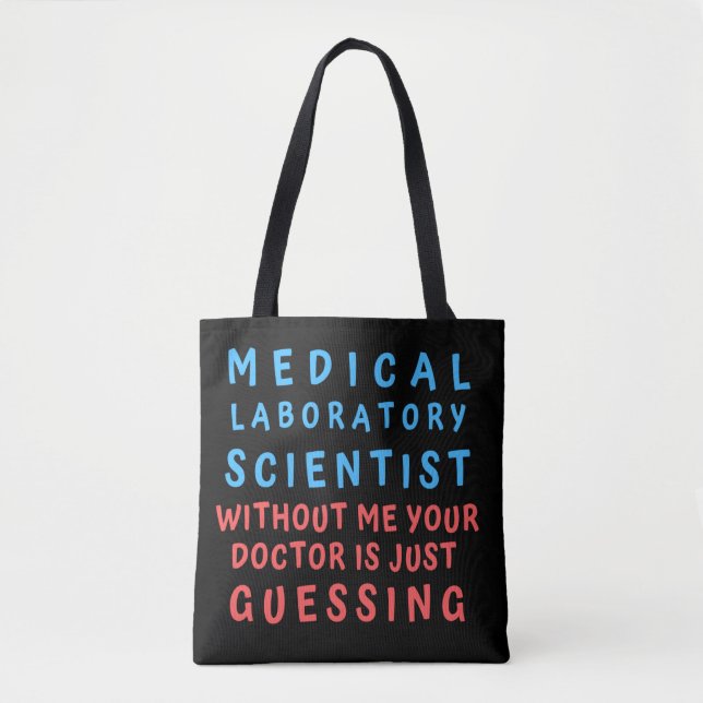 Tote Bag LABORATOIRE SCIENTIFIQUE Médicale SANS MOI VOTRE D (Devant)