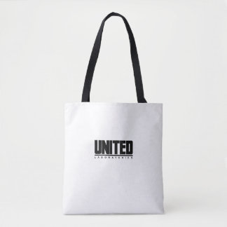 Tote Bag Laboratoires Unis toile noir et blanc Fourre-tout