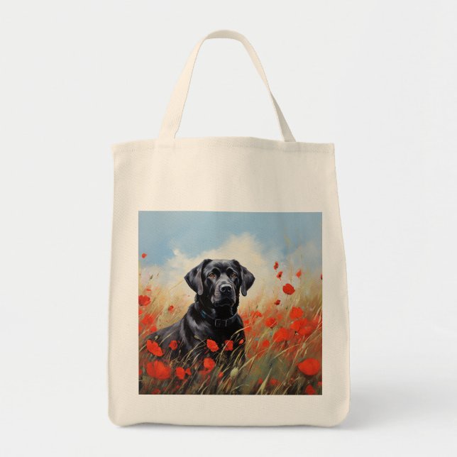 Tote Bag Labrador en pavois (Devant)