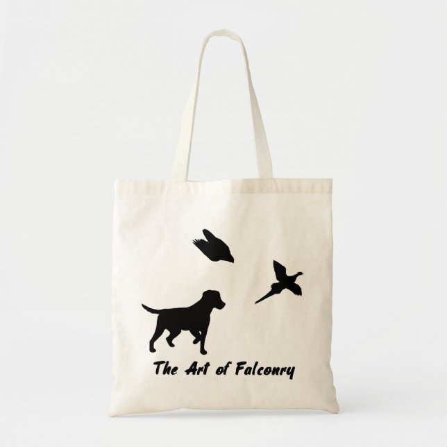 Tote Bag Labrador et Falconry (Devant)