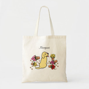 Tote Bag Labrador jaune malfaisant