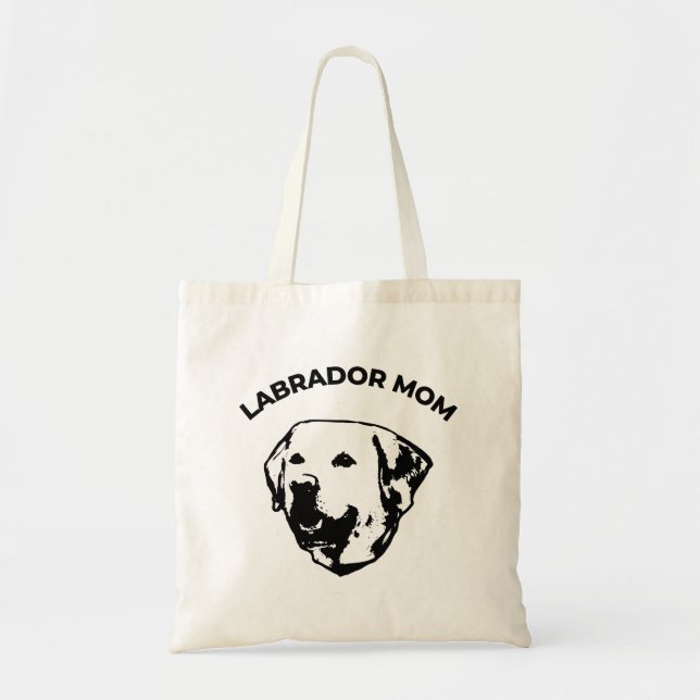Tote Bag Labrador Mom  (Devant)