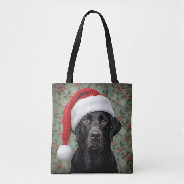 Tote Bag Labrador noir  (Devant)