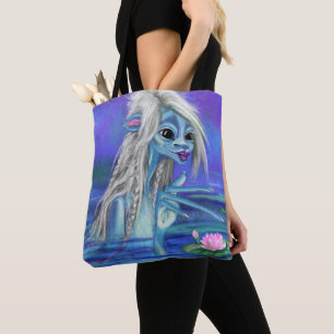 Tote Bag Lac Fairy Loves Water Lys - Imaginaire - Peinture
