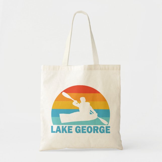 Tote Bag Lac George New York Kayak (Devant)