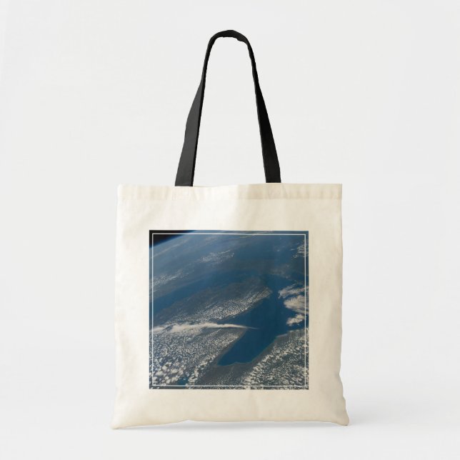 Tote Bag Lac Michigan, Lac Huron Et État Du Michigan. (Devant)