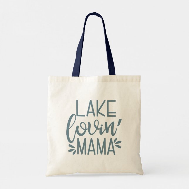 Tote Bag Lac Nautique moderne Lovin Mama Beach (Dos)