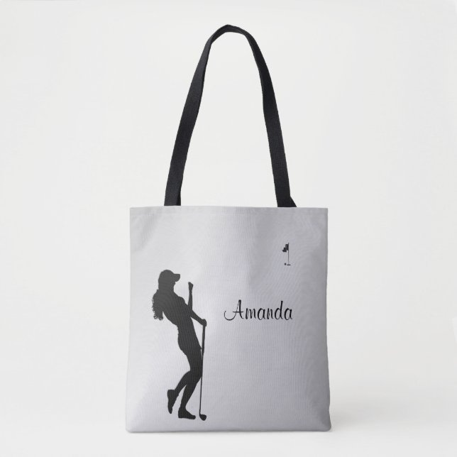 Tote Bag Ladies Golfer Personal (Devant)