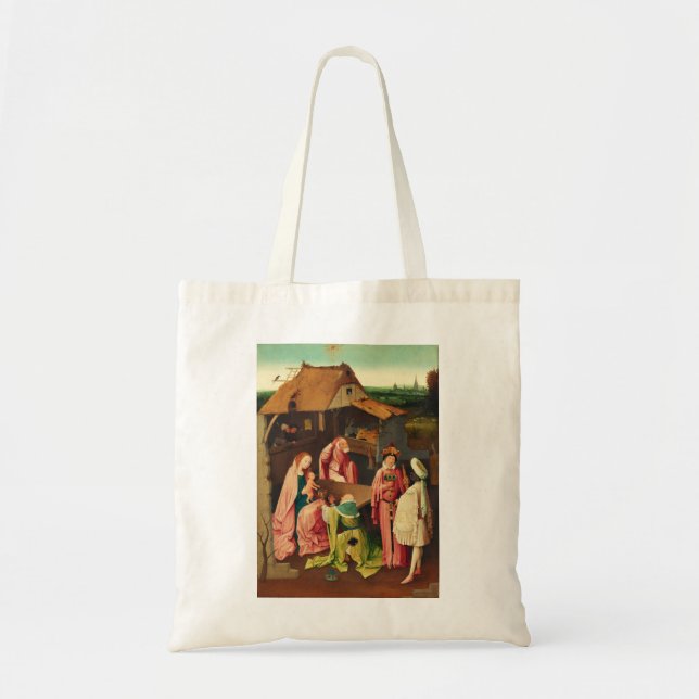Tote Bag L'Adoration des mages par Jérôme Bosch (Devant)