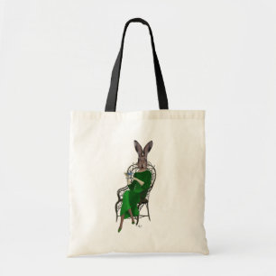Tote Bag Lady Bella Rabbit Prendre du thé 2