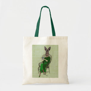 Tote Bag Lady Bella Rabbit Prendre du thé 3