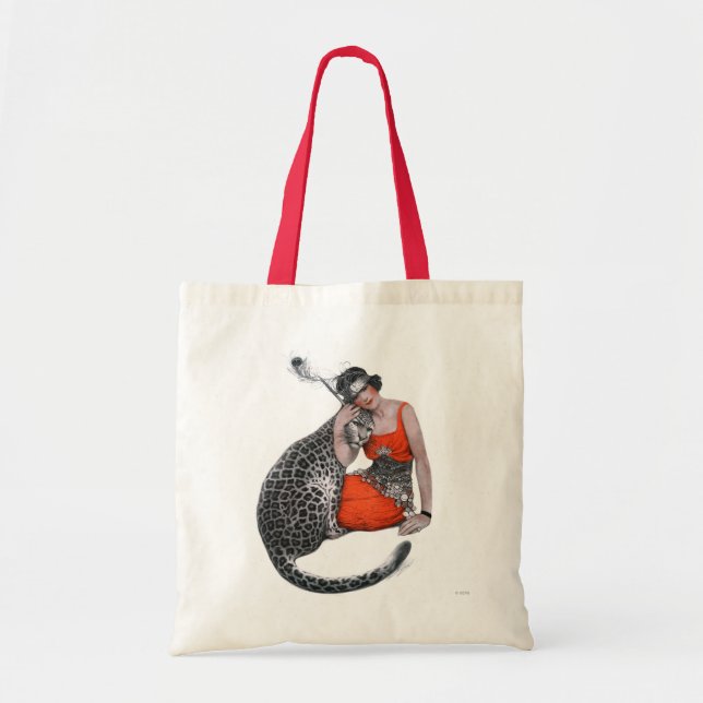 Tote Bag Lady et Leopard (Devant)