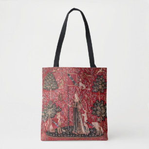 Tote Bag Lady et Unicorn Moyen Tapestry Touch