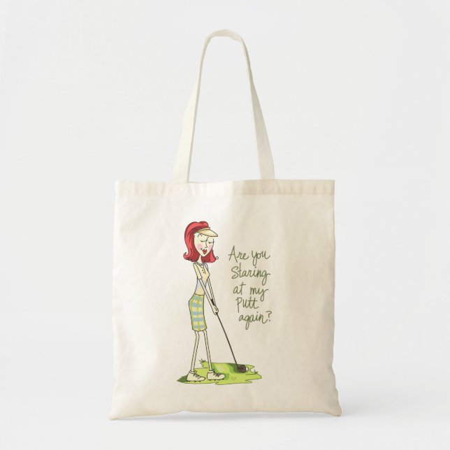 Tote Bag Lady Golfer (Devant)