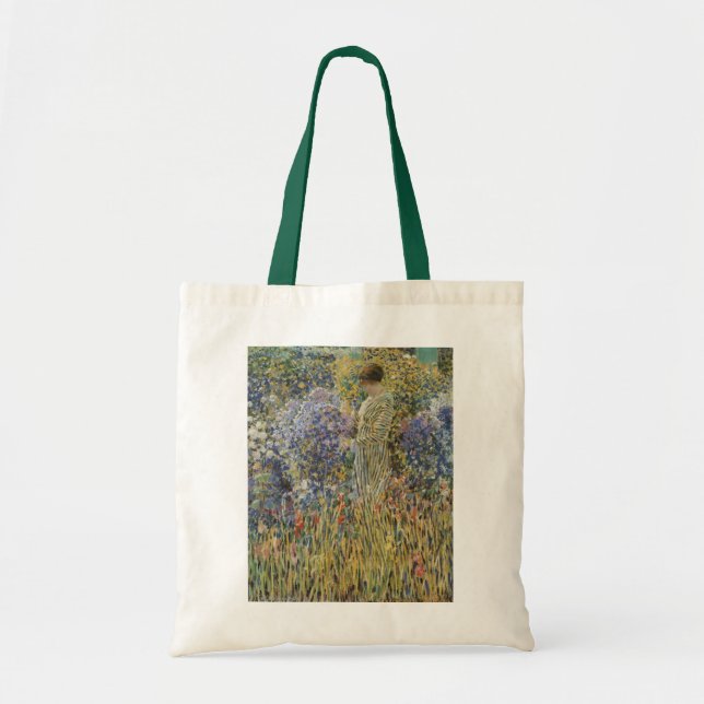 Tote Bag Lady in a Garden par Frederick Frieseke, Art (Devant)