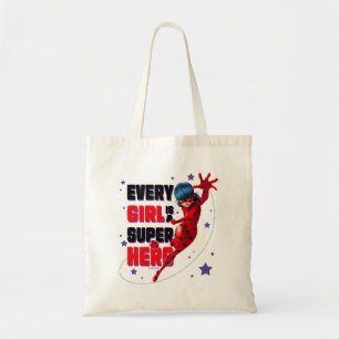 Tote Bag Ladybug Every Girl est un super héros