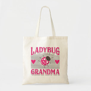 Tote Bag Ladybug Grandma Rose Garden Insect