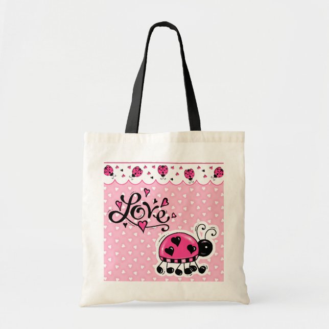 Tote Bag Ladybug Love Fourre-tout - SRF (Devant)