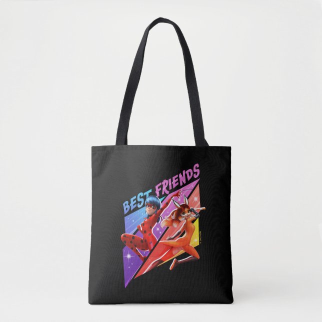 Tote Bag Ladybug & Rena Rouge | Meilleurs amis (Devant)