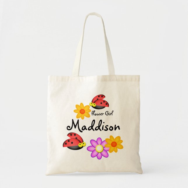 Tote Bag Ladybugs et Flower Girls (Devant)
