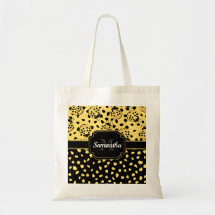 Tote Bag Ladybugs Jaune