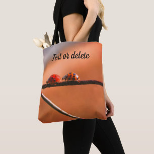 Tote Bag Ladybugs Jouer Suivre Le Leader Personnalisé