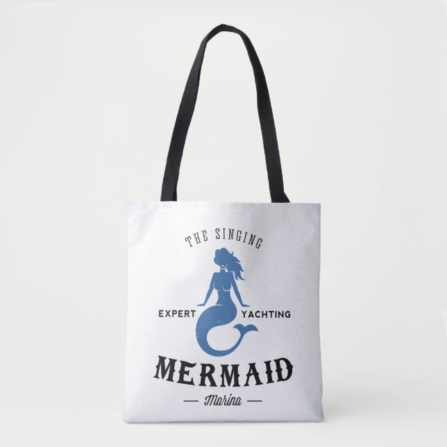 Tote Bag L'affiche de sirène de chant (Devant)
