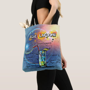 Tote Bag Lagon Bleu (#12 sur 12 jeux de recettes de boisson