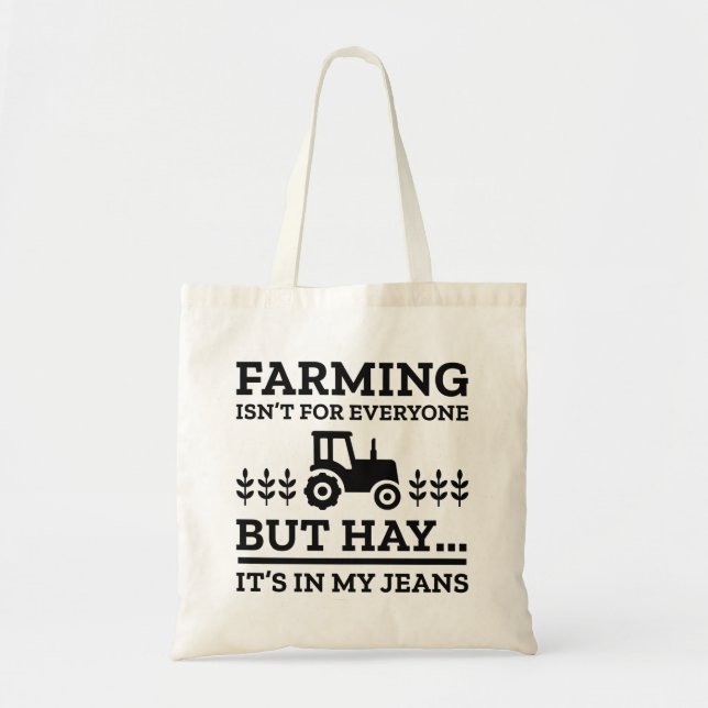 Tote Bag L'agriculture n'est pas pour tout le monde (Devant)