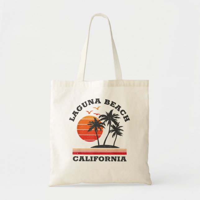 Tote Bag Laguna Beach California Retro Souvenir cadeau (Devant)