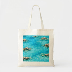 Tote Bag Lagune d'eau océanique turquoise