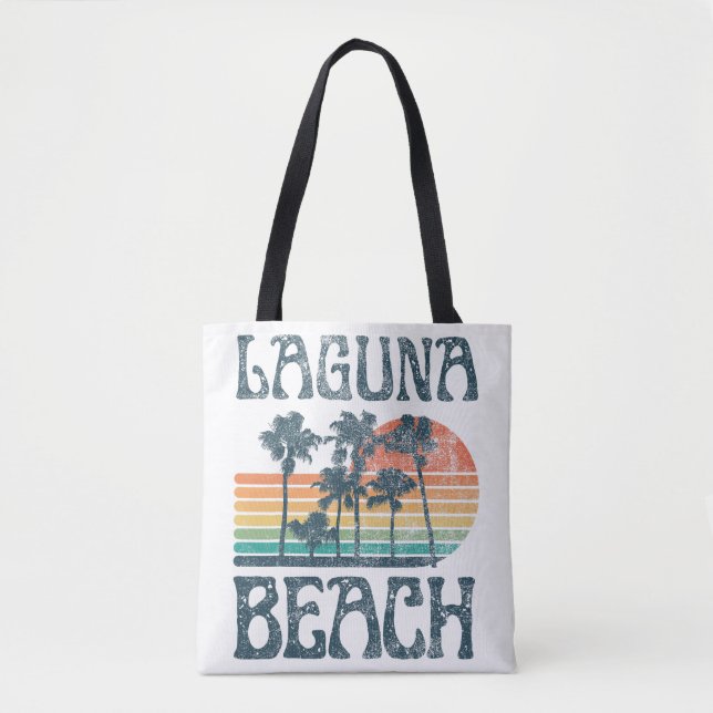 Tote Bag Lagune rétro (Devant)