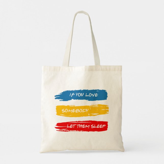 Tote Bag Laisse-Les Dormir (Dos)