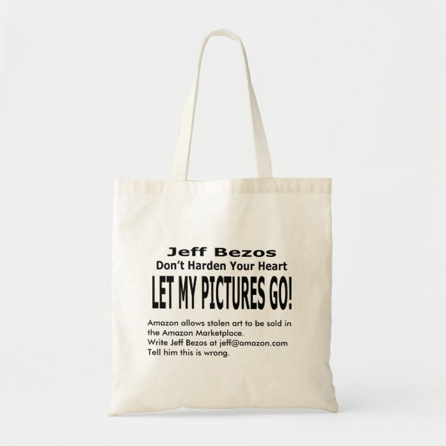 Tote Bag Laisse Mes Photos Aller ! (Devant)