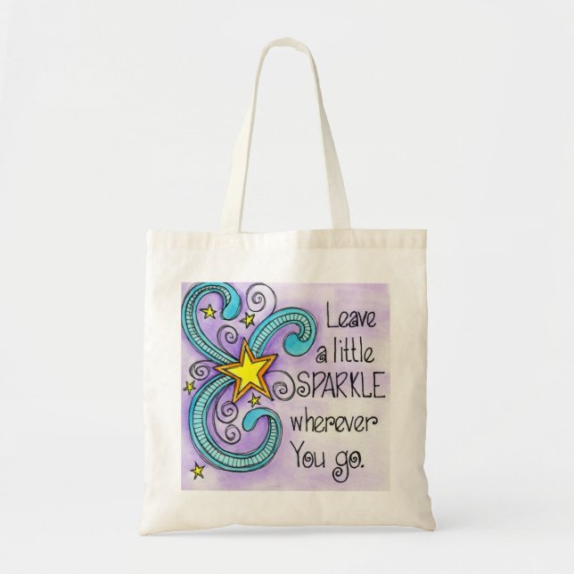 Tote Bag Laisse Un Peu Éclairer (Devant)