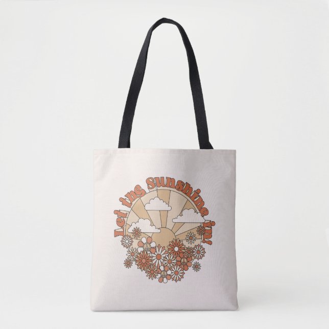 Tote Bag Laisser briller le soleil dans la marguerite Super (Devant)